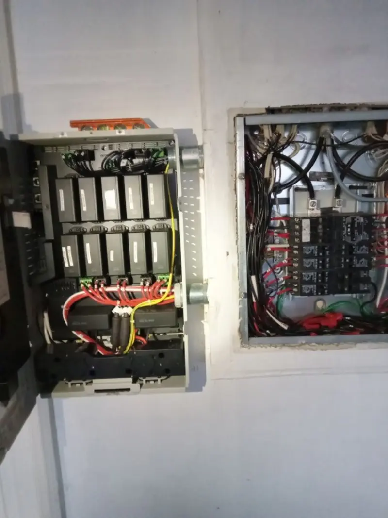 Electrical panel upgrade completed for Ring Doorbell Installation in Fruit Hill